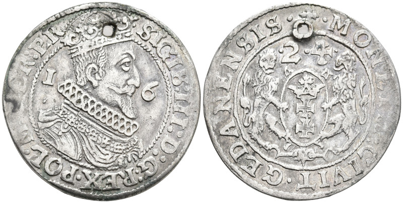 POLAND. Sigismund III Vasa (1587-1632 AD).
AR Ort 1624 (30.1mm 6.69g)
Obv: SIG...