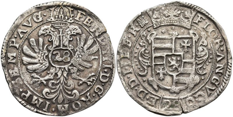 GERMANY. Emden. Ferdinand III (Holy Roman Emperor, 1637-1653).
Gulden or 28 Stü...