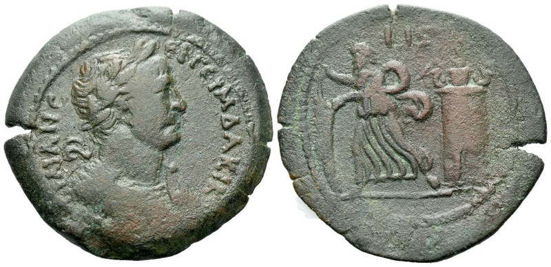 Egypt, Alexandria Trajan, 98-117 Drachm circa 112-113 (year 16), Æ 36.20 mm., 19...