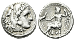 Kingdom of Macedon, Alexander III, 336From the Tenby collection. -323 and posthumous issues Sardes Drachm circa 323From the Tenby collection. -319, AR...