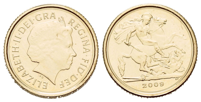 , Elizabeth II, 1952-2022 Quarter Sovereign 2009, AV 13.00 mm., 2.00 g.

FDC
...