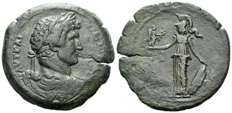 Egypt, Alexandria Hadrian, 117-138 Drachm circa 129-130 (year 14), Æ 35.20 mm., ...