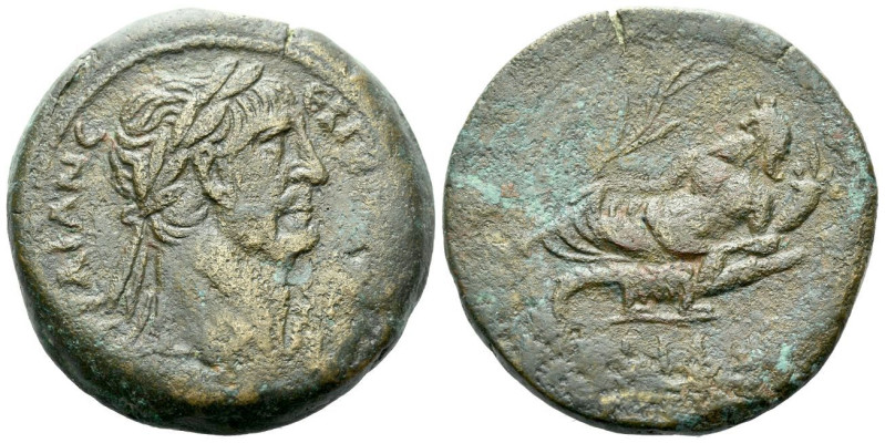 Egypt, Alexandria Trajan, 98-117 Drachm circa 107-108 (year 11), Æ 33.50 mm., 30...