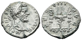 Septimius Severus, 193-211 Denarius, Legionary issue Rome 193, AR 18.00 mm., 2.99 g.
Laureate head r. Rev. LEG VIII AVG, TR P COS in exergue Aquila b...