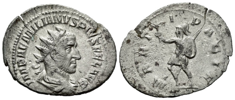 Aemilian, 253 Antoninianus Rome 253, AR 24.00 mm., 2.88 g.
Radiate, draped and ...