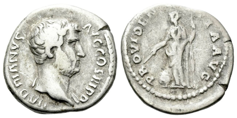 Hadrian, 117-138 Denarius Rome circa 137-138, AR 17.00 mm., 3.38 g.
Laureate he...