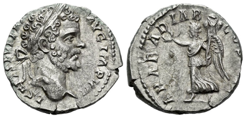 Septimius Severus, 193-211 Denarius Rome circa 195-196, AR 18.00 mm., 2.93 g.
L...