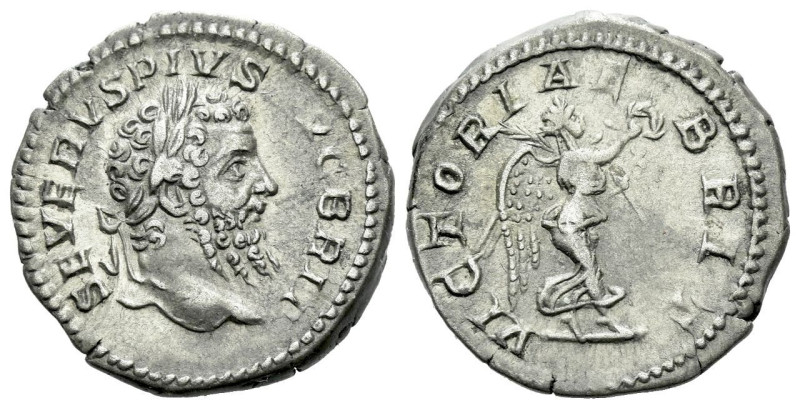 Septimius Severus, 193-211 Denarius Rome circa 210, AR 18.00 mm., 3.15 g.
Laure...