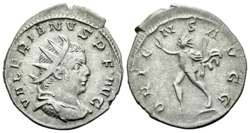 Valerian I, 253-260 Antoninianus Rome 257-258, billon 21.00 mm., 2.42 g.
Radiat...