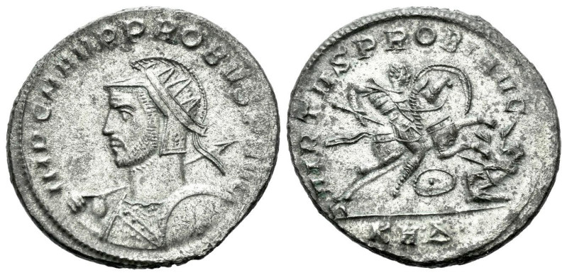 Probus, 276-282 Antoninianus Serdica 277, billon 21.00 mm., 4.23 g.
Radiate, he...