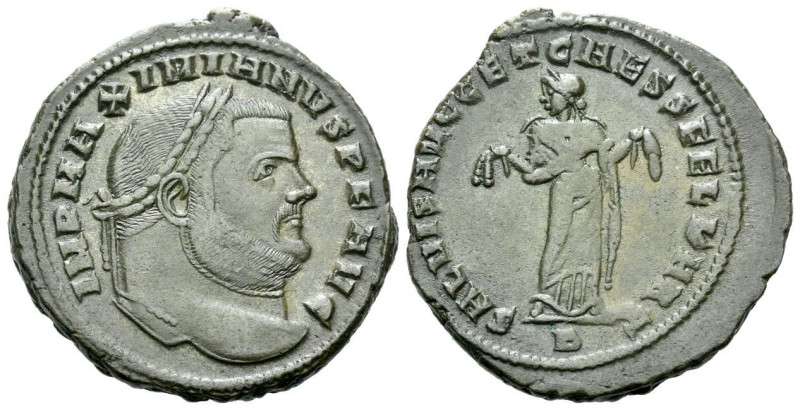 Maximianus Herculius, first reign 286-305 Follis Carthago circa 299-302, Æ 27.00...