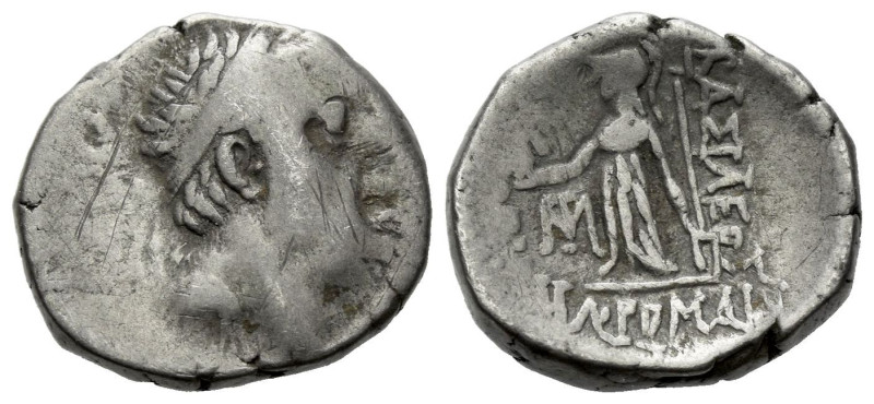 Kings of Cappadocia, Ariobarzanes I, 96-63 Drachm circa 65-64, AR 15.00 mm., 4.1...