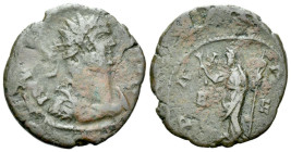 Carausius, 287-293 Antoninianus Londinium circa 287-293, billon 22.00 mm., 4.07 g.
Radiate and draped bust r. Rev. Pax standing l., raising r. hand a...