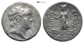 Cappadocia, King Ariarathes VI Epiphanes Philopator (130-116 BC), Drachm (18mm, 3.8 g) year 15 (116/115 BC), Eusebeia-Mazaka mint. Obverse: head of ki...