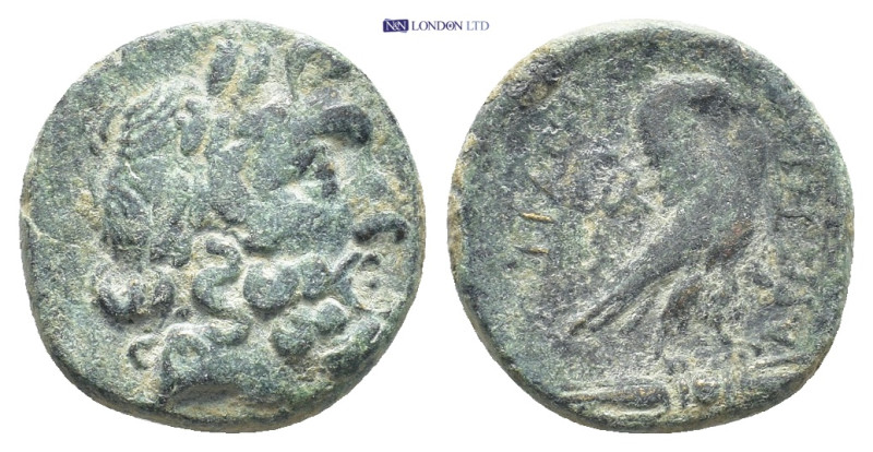 PHRYGIA.Amorion.(2nd-1st centuries BC).Ae. (19mm,7.1 g) Obv : Laureate head of Z...