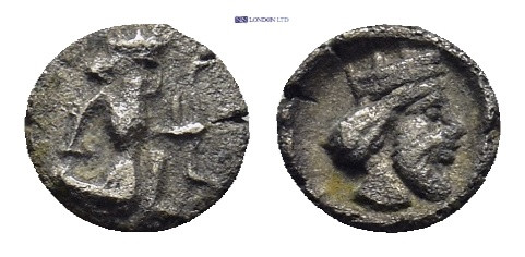 Persia. Achaemenid Empire. Uncertain mint in Cilicia circa 400-300 BC. Tetartemo...