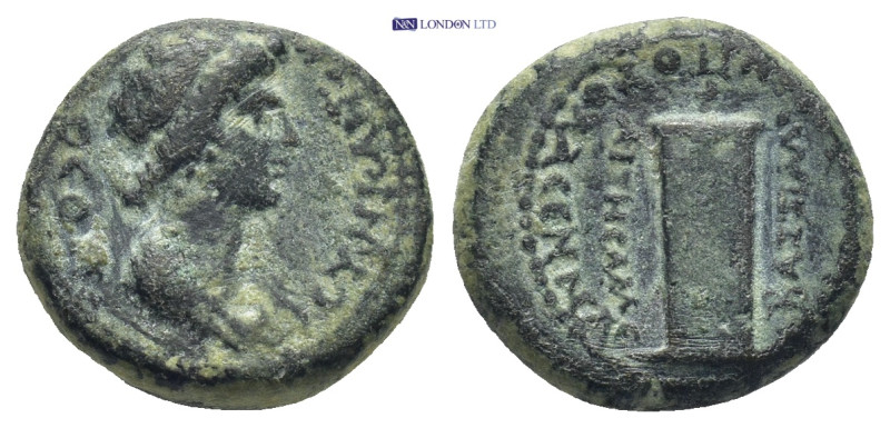 Phrygia, Ancyra. Pseudo-autonomous issue. Time of Nero, A.D. 54-68. AE (15mm, 4....