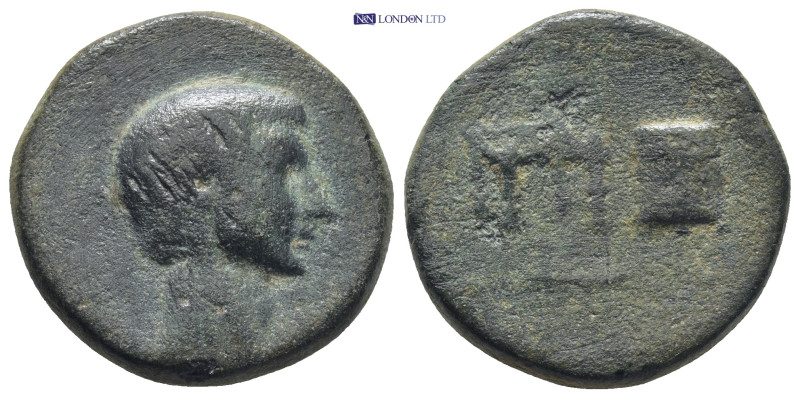 ASIA MINOR. Uncertain. Octavian? (Circa 30 BC). Ae. (25mm, 16.7 g) Obv: Bare hea...