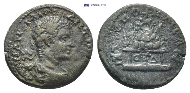 Cappadocia. Caesarea. Elagabalus AD 218-222. Dated RY 4=AD 221 Bronze Æ (27mm., ...