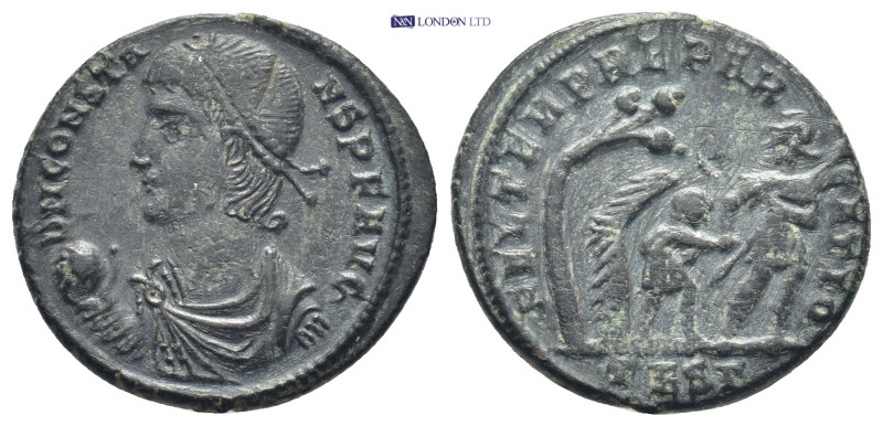 Constans AD 337-350. Thessaloniki Follis Æ (22 mm, 4,6 g) D N CONSTANS P F AVG, ...