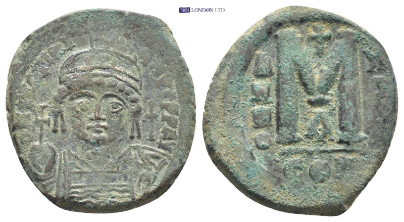 Justinian I (527-565). Æ 40 Nummi (29mm, 16.1 g). Constantinople, year 31 (557/8...