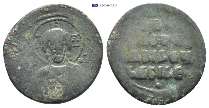 Basil II & Constantine VIII. ca. 1020-1028, anonymous issue. AE follis (30mm, 12...