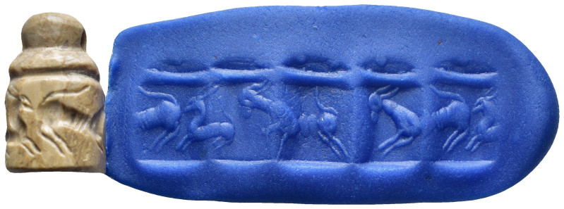 Cylinder Seal with horses. (31mm, 18 g)