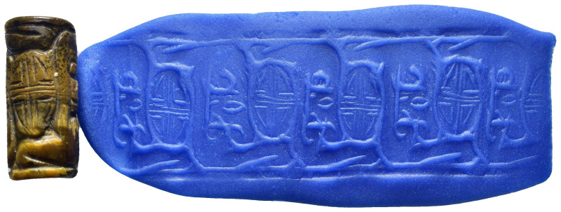 Cylinder Seal with shapes. (31mm, 12.3 g)