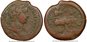 EGYPT. Alexandria. Trajan (AD 98-117). AE drachm (33mm, 16.98 gm, 11h). NGC Choice VF 4/5 - 3/5. Dated Regnal Year 20 (AD 116/17). ΑΥΤ ΤΡΑΙΑΝ ΑΡΙ ϹΕΒ ...