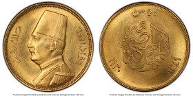 Fuad I gold 50 Piastres AH 1349 (1930) MS64 PCGS, Royal mint, KM353. No finer certified examples at PCGS. HID09801242017 © 2024 Heritage Auctions | Al...
