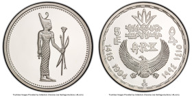 Arab Republic silver Proof "Goddess Neith" 5 Pounds AH 1415 (1994) PR68 Deep Cameo PCGS, KM788. HID09801242017 © 2024 Heritage Auctions | All Rights R...