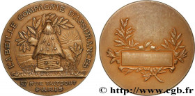 INSURANCES
Type : Médaille, L’Abeille, compagnie d’assurances 
Date : n.d. 
Metal : gold plated silver 
Millesimal fineness : 950  ‰
Diameter : 50,5  ...
