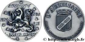 INSURANCES
Type : Médaille, L’auxiliaire 
Date : 1963 
Metal : silver 
Diameter : 58,5  mm
Weight : 97,31  g.
Edge : lisse + crabe + losange ARGENT 
P...