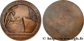 IV REPUBLIC
Type : Médaille, Centenaire de la Compagnie centrale d’assurances maritimes, n°79 
Date : 1954 
Metal : bronze 
Diameter : 100  mm
Engrave...