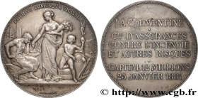INSURANCES
Type : Médaille, La Clémentine 
Date : 1881 
Metal : silver 
Diameter : 40,5  mm
Engraver : DUBOIS Alphée (1831-1905) 
Weight : 32,39  g.
E...