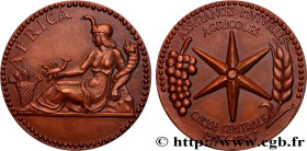 INSURANCES
Type : Médaille, Caisse centrale, Africa 
Date : 1957 
Metal : bronze 
Diameter : 57,5  mm
Weight : 91,36  g.
Edge : lisse + corne BRONZE 
...