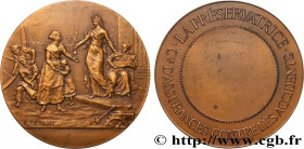 INSURANCES
Type : Médaille, La Préservatrice 
Date : n.d. 
Metal : bronze 
Diameter : 60,5  mm
Engraver : GILBAULT Ferdinand (1837-1926) 
Weight : 91,...