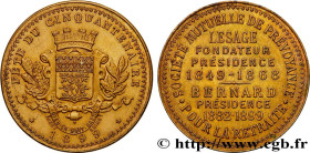 INSURANCES
Type : Médaille, La Société mutuelle de prévoyance pour le retraite 
Date : 1899 
Metal : copper 
Diameter : 27,5  mm
Engraver : Avery 
Wei...