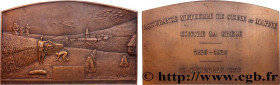 INSURANCES
Type : Plaquette, Société d’assurance mutuelle de Seine et Marne contre la grêle 
Date : 1930 
Metal : bronze 
Diameter : 61  mm
Engraver :...