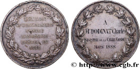 INSURANCES
Type : Médaille, L’Union 
Date : 1888 
Metal : silver 
Diameter : 45,5  mm
Weight : 49,72  g.
Edge : lisse + corne ARGENT 
Puncheon : corne...