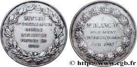 INSURANCES
Type : Médaille, L’Union 
Date : 1902 
Metal : silver 
Diameter : 45,5  mm
Weight : 50,49  g.
Edge : lisse + corne ARGENT 
Puncheon : corne...