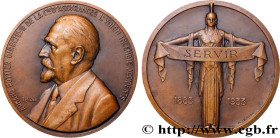 INSURANCES
Type : Médaille, L’Union, Armand Pottier, directeur 
Date : 1933 
Metal : bronze 
Diameter : 67,5  mm
Engraver : BÉNARD Raoul René Alphonse...