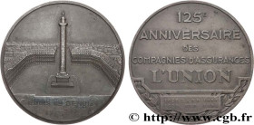 IV REPUBLIC
Type : Médaille, 125e anniversaire des compagnies d’assurances L’Union 
Date : 1954 
Metal : silver 
Millesimal fineness : 950  ‰
Diameter...