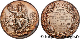 INSURANCES
Type : Médaille, Société de défense mutuelle et de secours contre les accidents de chemin de fer 
Date : 1896 
Metal : gold plated silver 
...