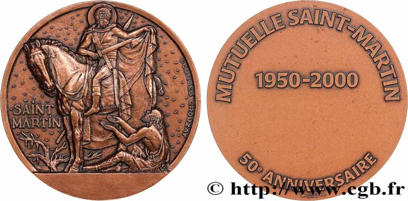 INSURANCES
Type : Médaille, 50e anniversaire de la Mutuelle Saint-Martin 
Date :...