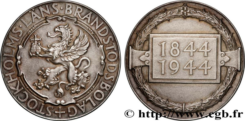 SWEDEN - GUSTAF V
Type : Médaille, Centenaire de Skaraborgs Läns Brandstodsbolag...