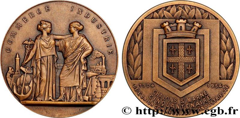 IV REPUBLIC
Type : Médaille, Cinquantenaire de l’Union commercial et industriell...