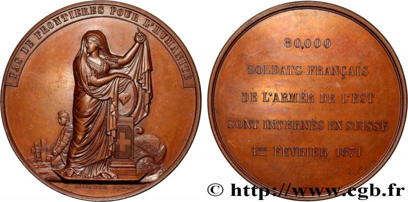 SWITZERLAND - CONFEDERATION OF HELVETIA
Type : Médaille, Internement de 80.000 s...