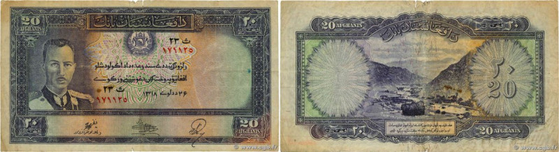 Country : AFGHANISTAN 
Face Value : 20 Afghanis 
Date : (1939) 
Period/Province/...