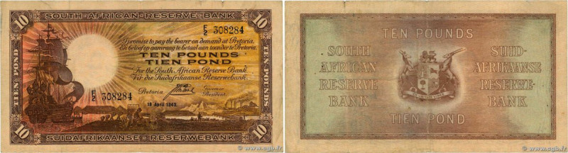 Country : SOUTH AFRICA 
Face Value : 10 Pounds 
Date : 19 avril 1943 
Period/Pro...